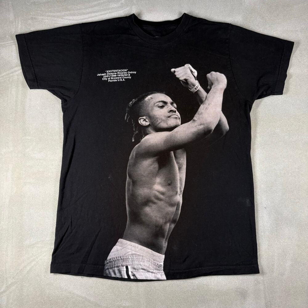 XXXTentacion Memorial Graphic T Shirt Black Rap Hip Hop Mens Medium MD
